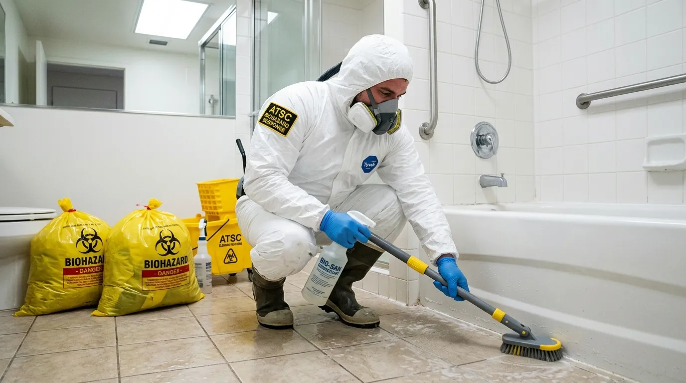 Decontamination equipment deployed for Blood Cleanup in Millbury